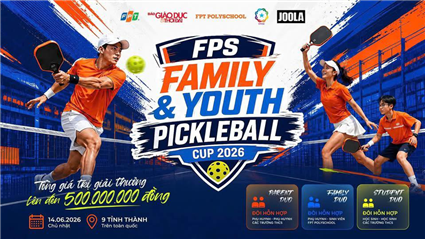 Giải Pickleball dành cho phụ huynh và học sinh các trường THCS trên toàn quốc năm 2026